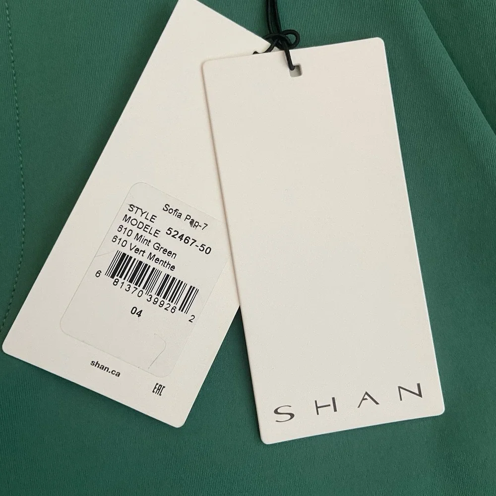Shan Sofia Contemporary Tailored High Rise Dress Pants Size 4 - Picture 6 of 10